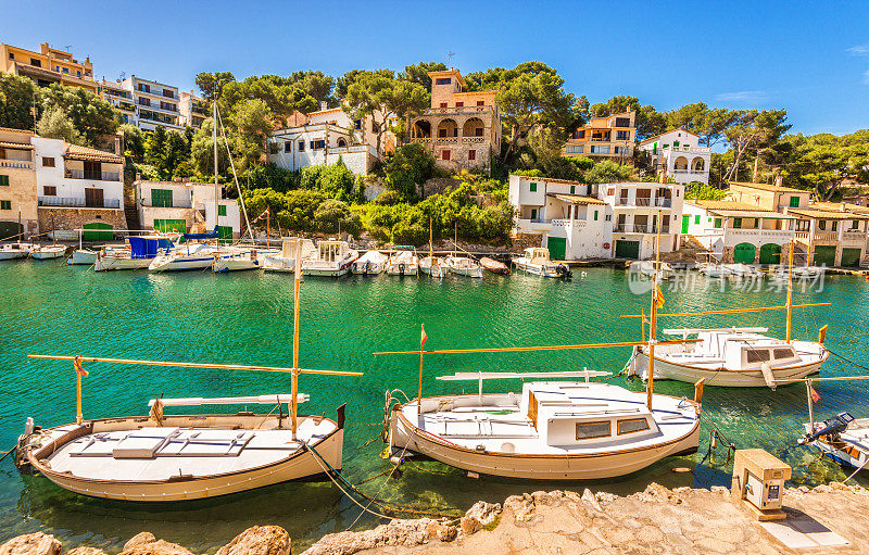 Cala Figuera (Mallorca)美丽的风景